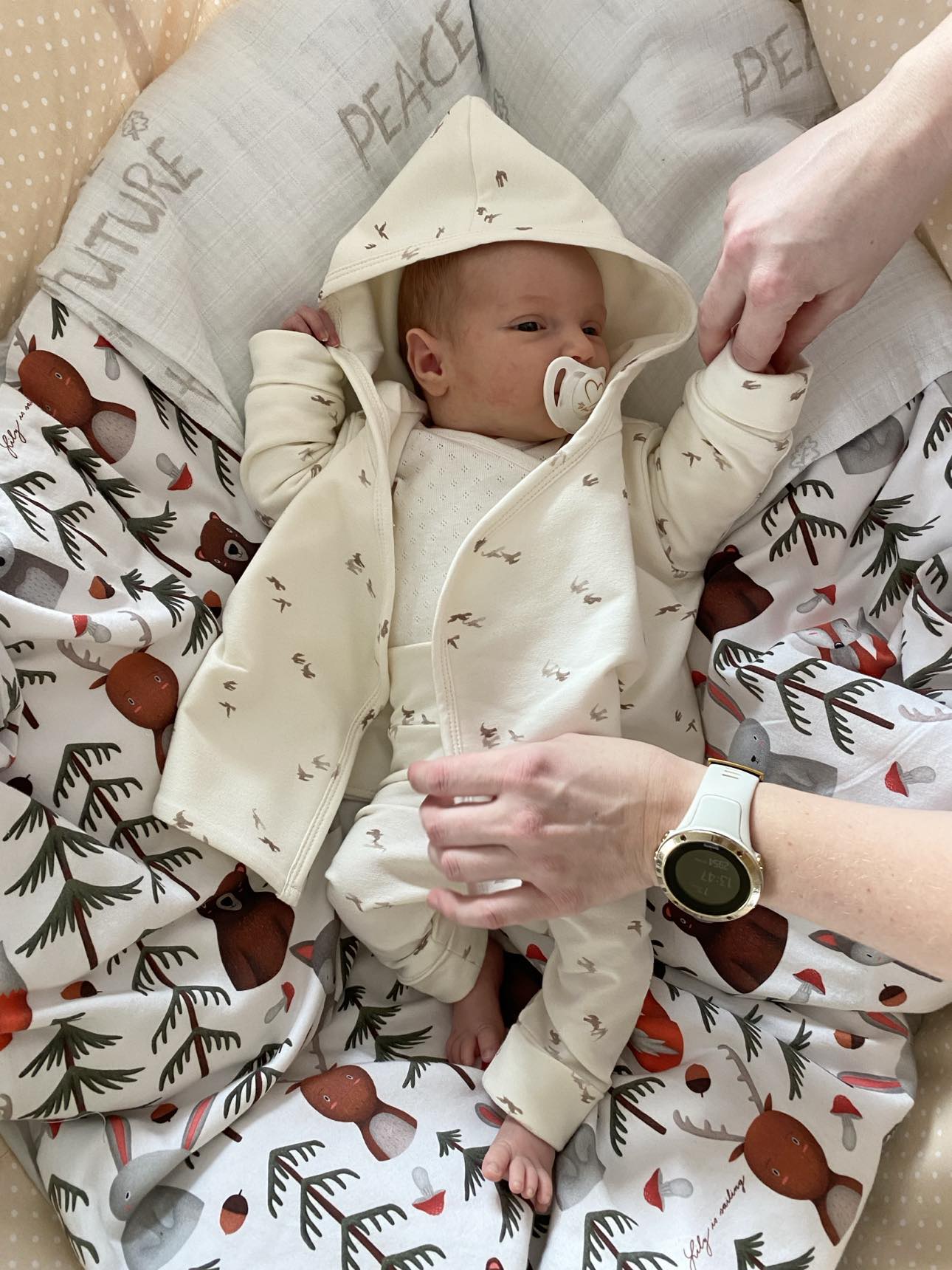 Baby jacket・Birds