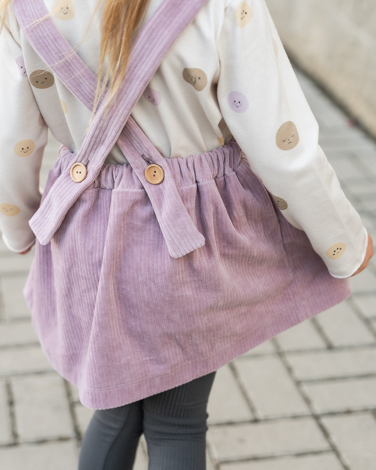 Skirt・corduroy・lilac