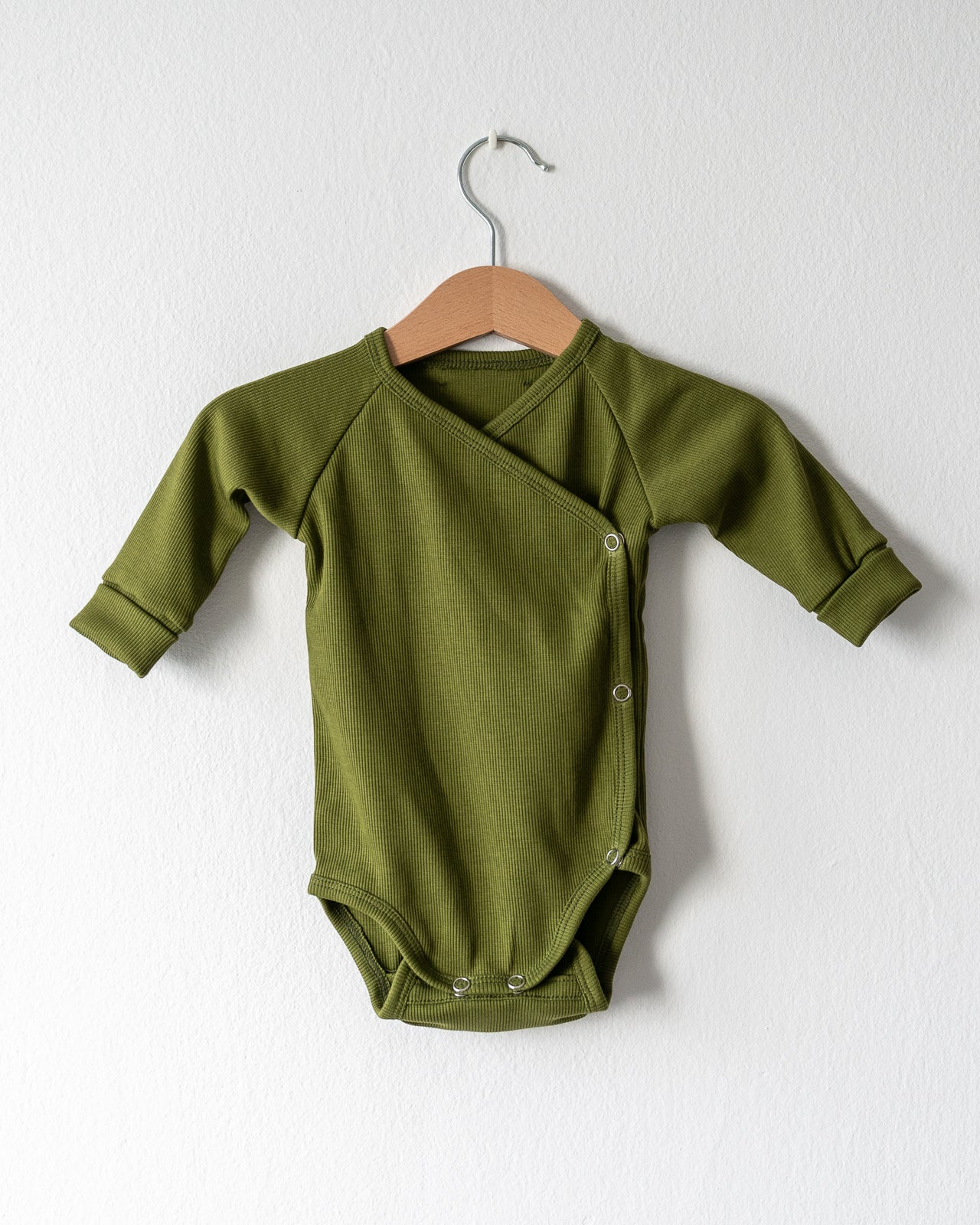 Baby body suit ・wrap adjustable fit・green